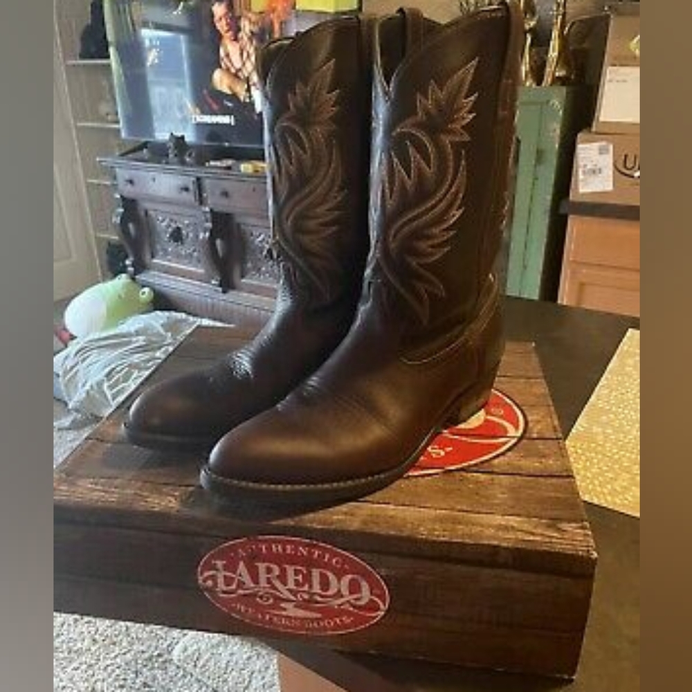 Laredo Round Toed Western Boots size 12